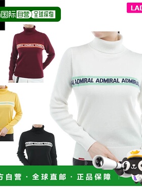 日本直邮Admiral 女士 Hokatouch 长袖高领毛衣 ADLA577 高尔夫服