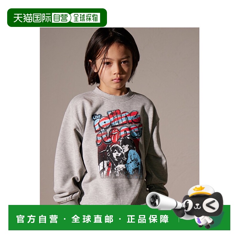 日本直邮PAIRMANON STREET The Rolling Stones儿童长袖卫衣 1357