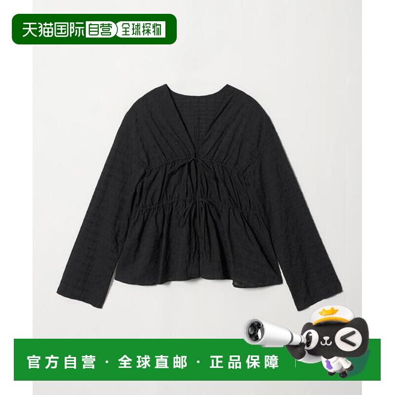 日本直邮green label relaxing 透肤格纹开衫衬衫 【付后1h可退】