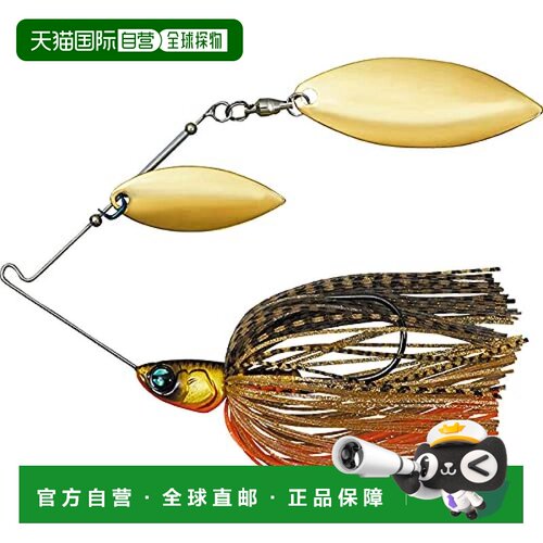 【日本直邮】Daiwa 诱饵 STEEZ SPINNER BAIT 黑金色 5/8oz DW