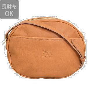 日本直邮IL BISONTE 包女士单肩包皮革天然色 BCR297PO0001NA187B