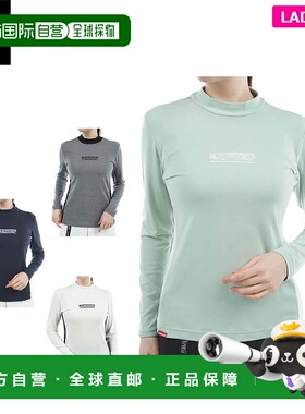 日本直邮Admiral 女士拉绒麂皮长袖立领衬衫 ADLA578 高尔夫服装