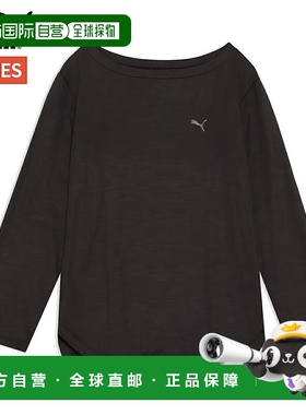 日本直邮PUMA Studio 女士长袖T恤 春秋冬季 运动健身 527987-01