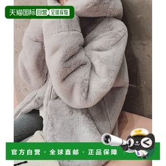 日本直邮deux amour 女装 仿毛绒前拉链连帽外套 宽松百搭设计 14