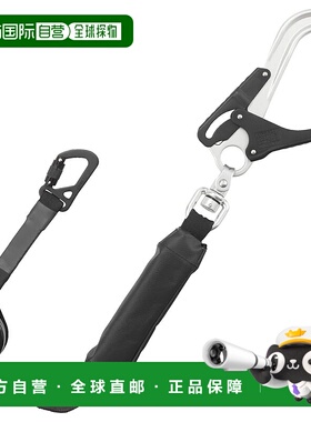 【日本直邮】TAJIMA新规安全带 两用型 卷收式 单钩 1.5m 黑色 A4