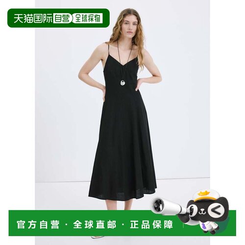日本直邮MANGO 连衣裙 黑色