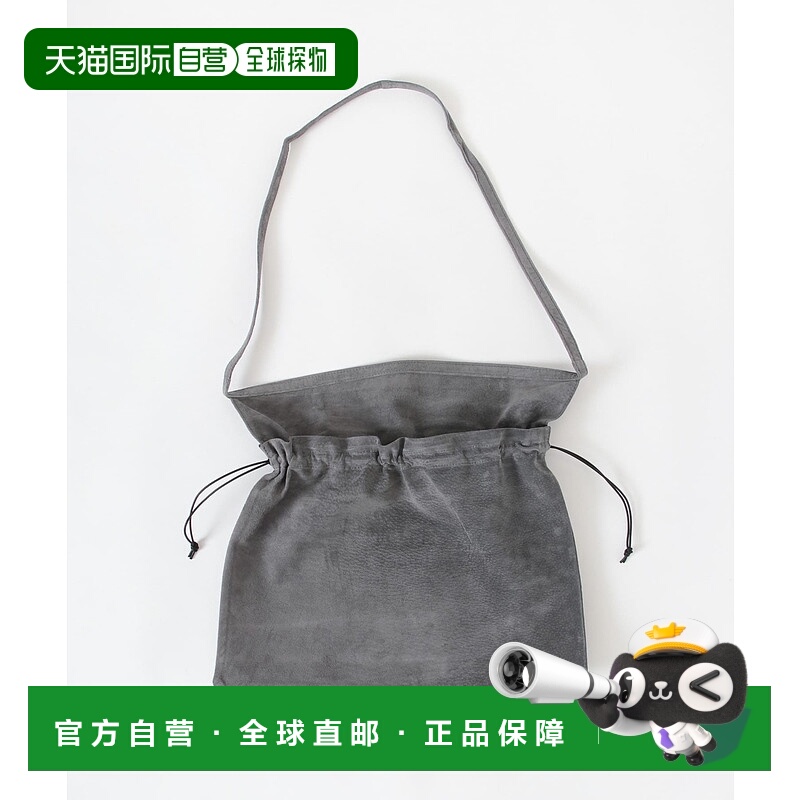 1h可退 日本直邮Hender Scheme 男士 红十字大容量皮革斜挎包 UM4