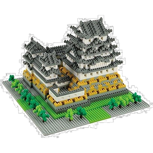 【日本直邮】Kawada纳米块姬路城益智儿童玩具小颗粒拼插积木模型