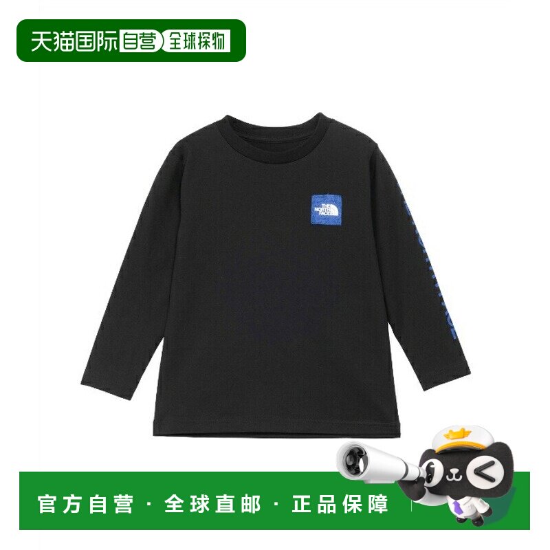 日本直邮THE NORTH FA 儿童长袖T恤 NTT32537-K 灰色北面图片