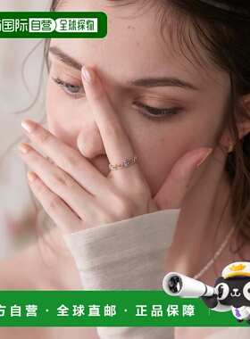 1h可退 日本直邮NOJESS 女士 K5坦桑石层叠戒指 30253127041