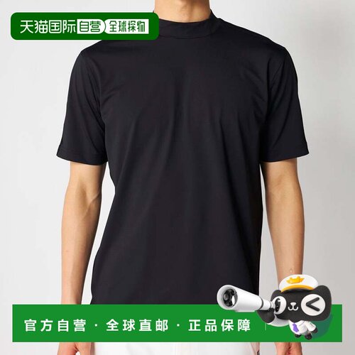 日本直邮FILA 高尔夫短袖高领衫 / 男款（黑色）斐乐