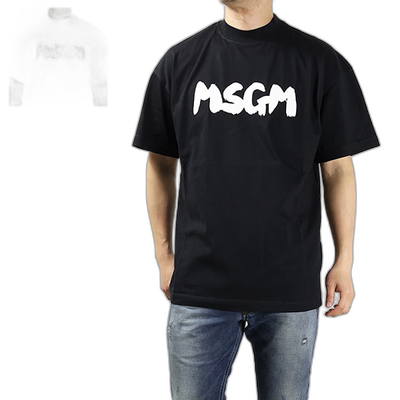 日本直邮 MSGM T恤 T恤棉质彩绘 T 男式 3440 MM201 237002