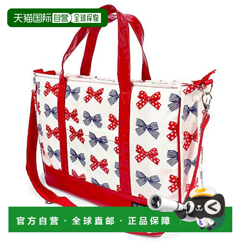 【日本直邮】Colorful Candy Style上课用手提包蝴蝶结粉色蓝色白