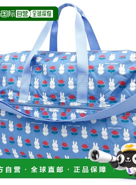 【日本直邮】HAPITAS折叠波士顿包 L号 H0004 B271 蓝色米菲&玫瑰