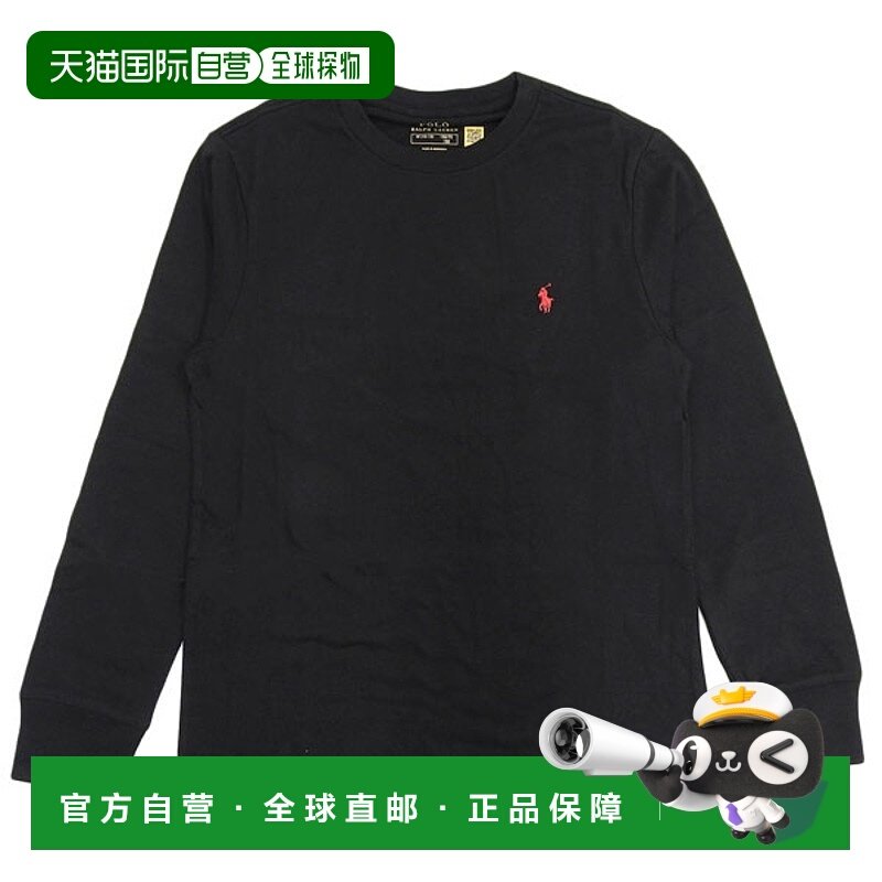 日本直邮Ralph Lauren 服装 男士女士长袖 T恤 L 棉质黑色 CORE R,运动服/休闲服装,运动T恤,淘宝优惠券,粉丝福利购,淘宝优惠卷