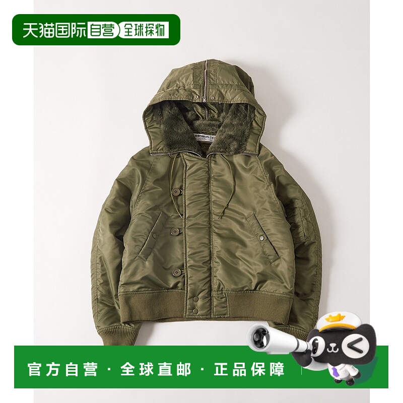 1h可退 日本直邮Sourcream男女同款N2B飞行夹克 宽松版型半拉链设