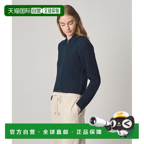 1h可退 日本直邮Steven Alan 棉质麻花拉链开衫针织衫