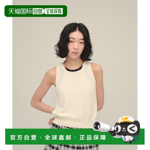 日本直邮eL 女装 loop yarn质感无袖针织背心 1050978