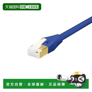 Buffalo巴法络LAN线CAT7防断针连接器直线普通型蓝色 日本直邮