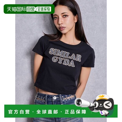 1h可退 日本直邮GYDA 女士 短款T恤 SIMILAR联名设计 0726227020