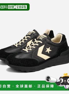 日本直邮CONVERSE STARFIRESC J LEATHER 男士黑色低帮运动鞋 (33