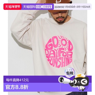 1h可退 日本直邮JONAS CLAESSON 男装 双面穿设计 熨花印花连帽卫