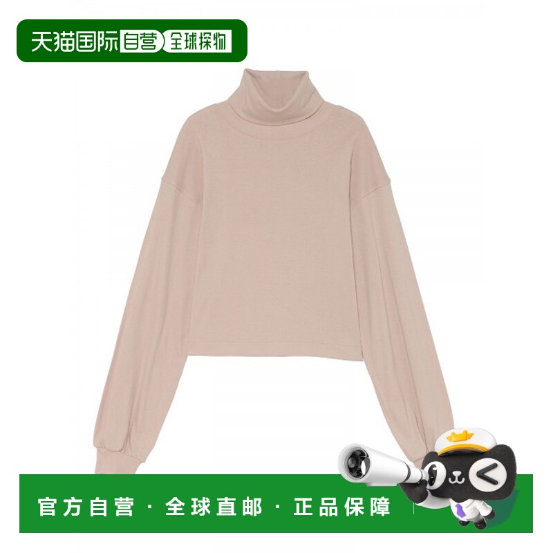 1h可退 日本直邮RAVIJOUR 女装纯棉高领上衣 袖口褶皱设计 女士家