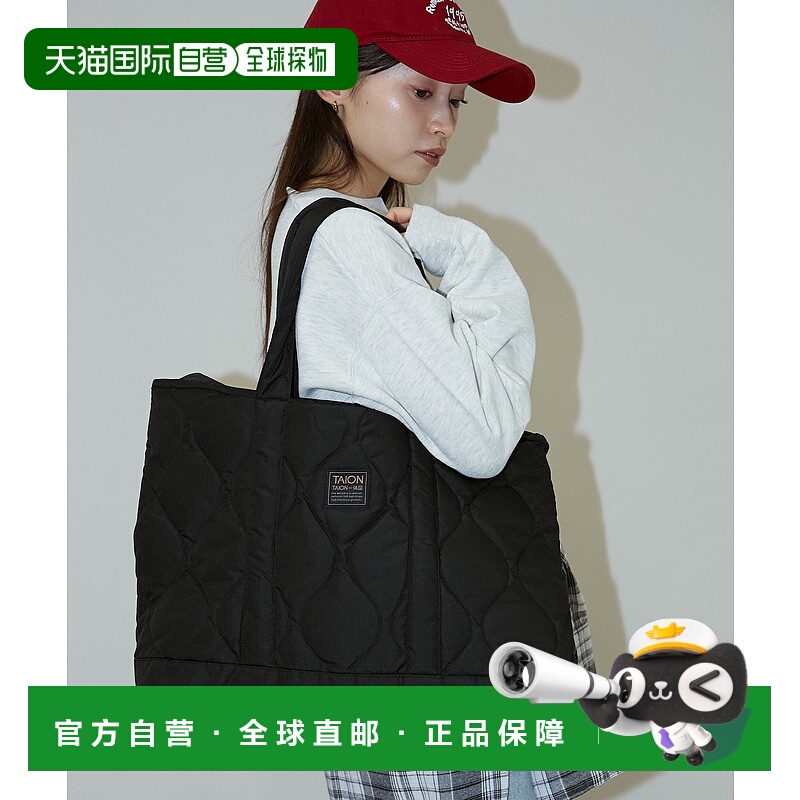 1h可退 日本直邮TAION 女士 800FP羽绒 2WAY托特包 拉链顶袋设计
