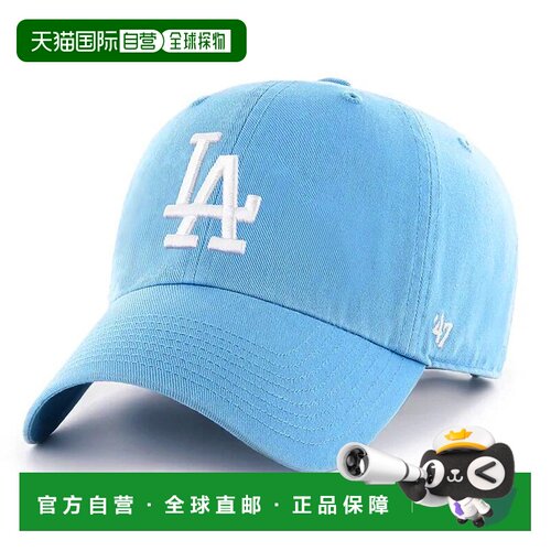 日本直邮'47 Los Angeles Dodgers CLEAN UP 棒球帽 MLB官方 哥伦