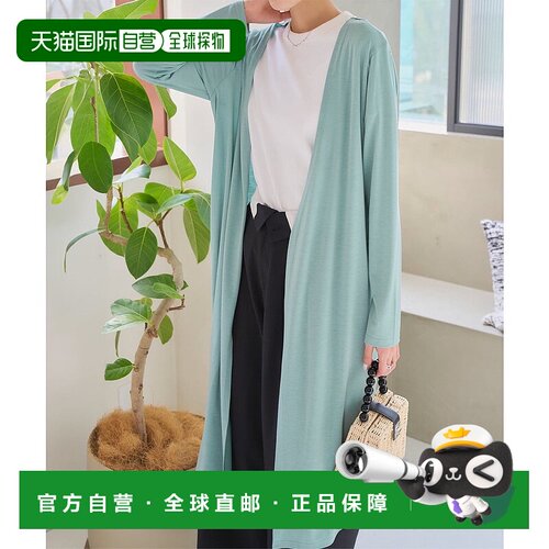 日本直邮KOBE LETTUCE 接触冷感长款针织开衫 [KO5653EW22347] 针