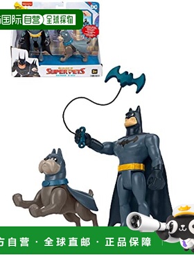 【日本直邮】美泰Mattel DC萌宠特遣队 人&猎犬王牌 HGL02灰色