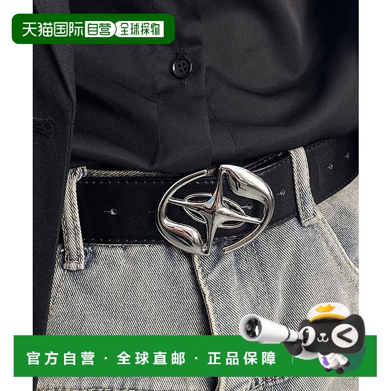 日本直邮florge 行星扣皮革感宽腰带 [FL8218EW010356] 黑色（月,箱包皮具/热销女包/男包,手拿包,淘宝优惠券,粉丝福利购,淘宝优惠卷