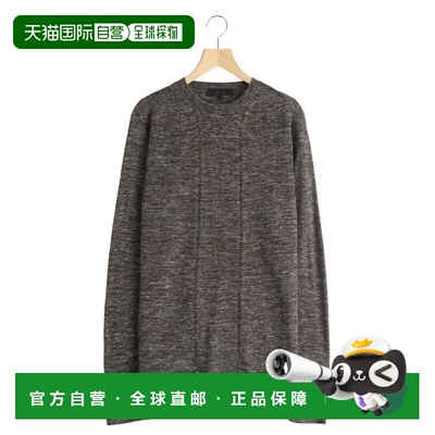 日本直邮Omar Afridi 男士 圆领针织衫 亚麻混纺肌感柔软修身款 O