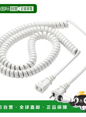 【日本直邮】SANWA SUPPLY电源线延长线/线圈/1.5-3mTAP-EXC3