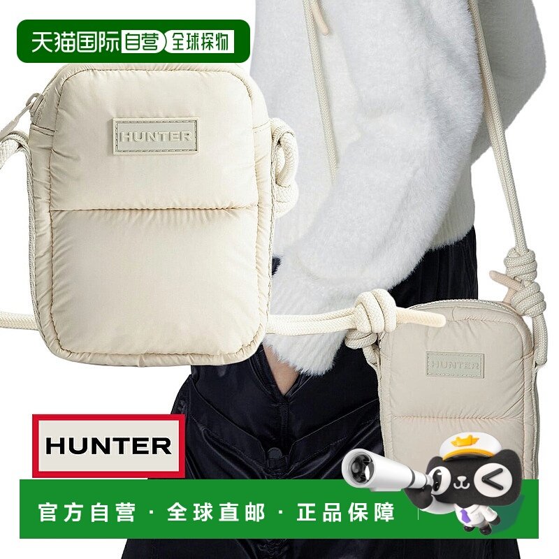 日本直邮HUNTER INTREPID 大蓬松手机袋 帆布 奶油色 ubx5515kbm-