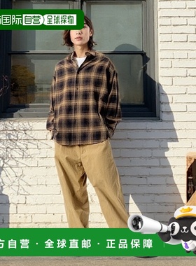 1h可退 日本直邮官方授权 FREAK'S STORE 宽松渐变格纹法兰绒衬衫