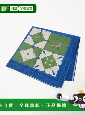 1h可退 日本直邮green label relaxing GLR 方形大号丝巾围巾方巾