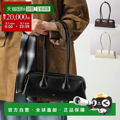 日本直邮OSOI BOAT WIDE MINI 女士皮革单肩包带搭扣和标志多种颜