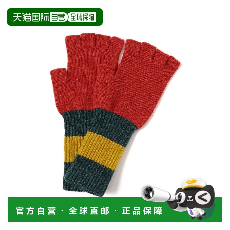 1h可退 日本直邮JO GORDON 女装 全羊毛 无指手套 原创配色设计 3