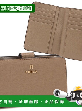 日本直邮FURLA 山茶花米色女士双折钱包FURLA WP00314 ARE000 125