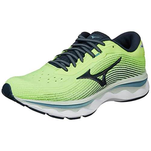 【日本直邮】Mizuno美津浓 男士跑鞋/马拉松26cm青柠/绿灰2E J1GC