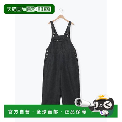 Samansa Mos2 女士 接触冷感牛仔背带裤 24012403111连体裤