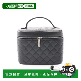 日本直邮中古Chanel香奈儿女包A级95新vanity bag化妆包羊皮手提