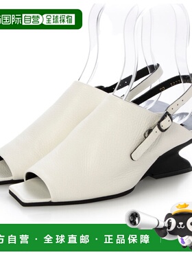 日本直邮日本直邮RABOKIGOSHI  12774 5cm 真皮两用凉鞋（白色）