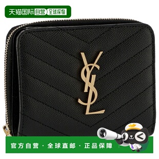 Laurent 拉链钱包668288 Paris Monogram BOW 女士 日本直邮Saint