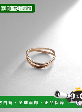 日潮跑腿COCOSHNIK 分层波浪戒指 10叠戴