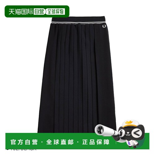 日本直邮FRED PERRY Tipped 女士百褶裙 E8102