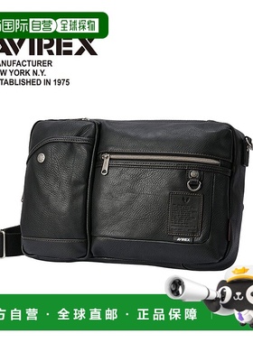 日本直邮AVIREX 男士大容量斜挎双肩带2WAY单肩包 [AV1129AU02063