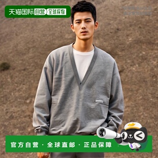 V领棉毛混纺卫衣 男士 1023390900034 日本直邮CAHLUMN 1h可退