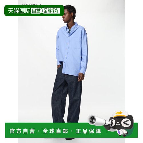 日本直邮uniqlo 直筒牛仔裤/赤耳/长款